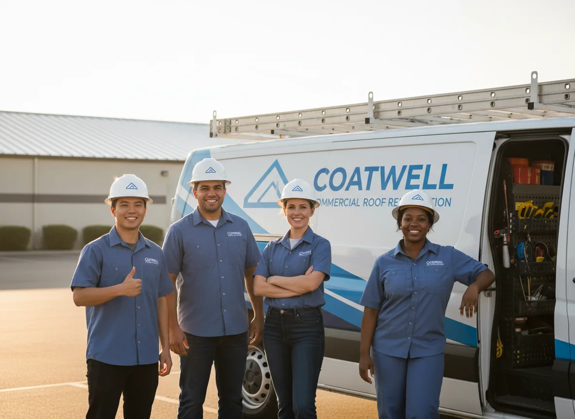 Commercial roof coating company in Sunnyvale, TX